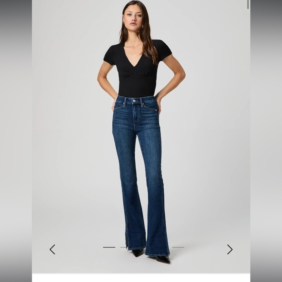 🌟 PAIGE- High Rise Laurel Canyon Bootcut Jean- 28 - Picture 1 of 8
